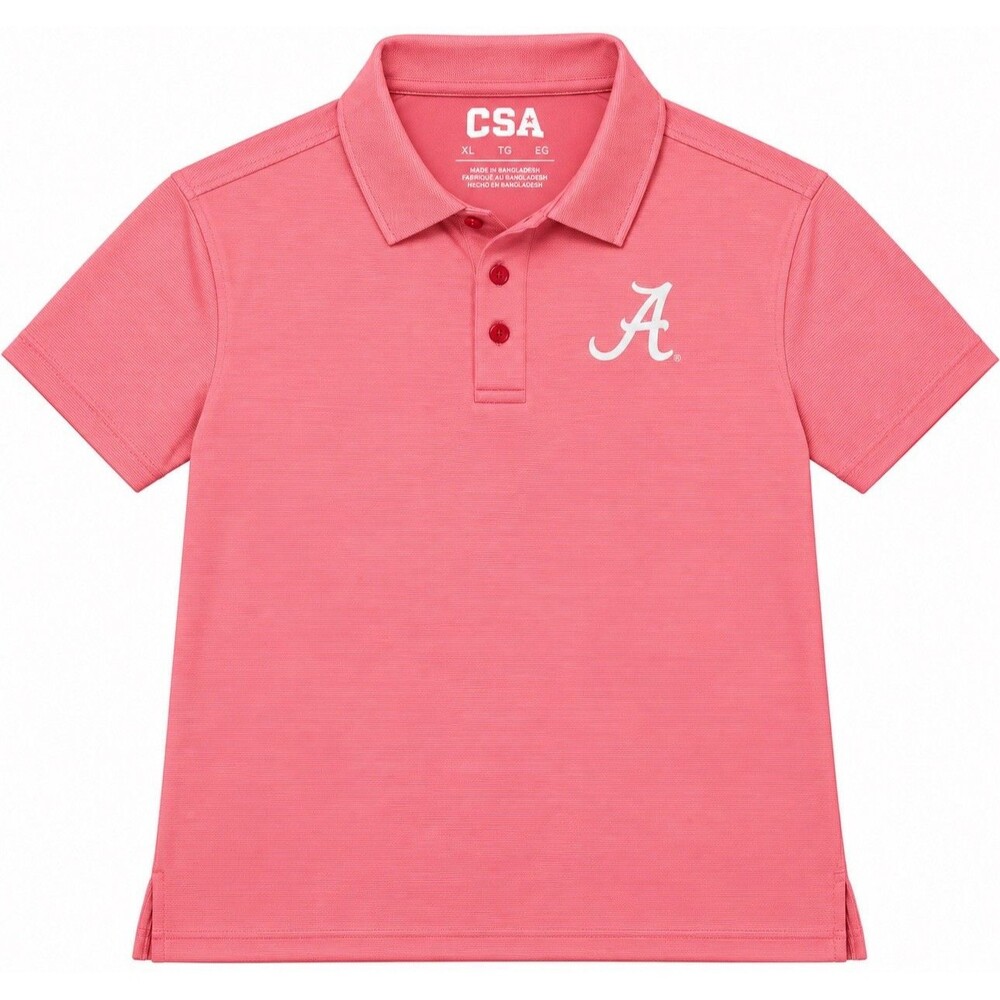 Alabama Crimson Tide NCAA Men Red Polo T-shirt XL